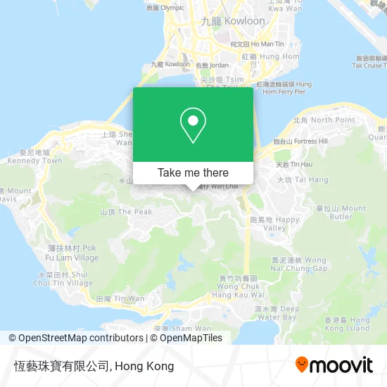 恆藝珠寶有限公司地圖