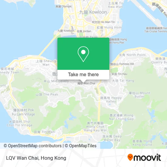 LQV Wan Chai map
