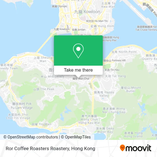 Ror Coffee Roasters Roastery map