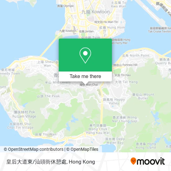皇后大道東/汕頭街休憩處 map