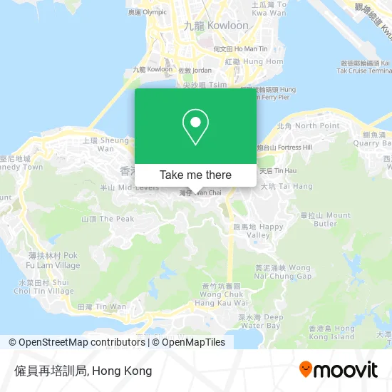僱員再培訓局地圖
