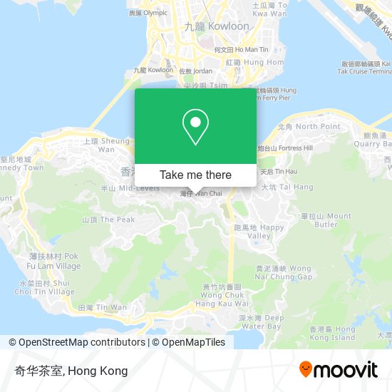 奇华茶室 map