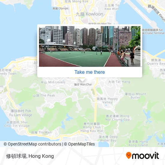 修頓球場 map