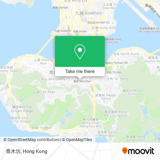 喬木坊地圖