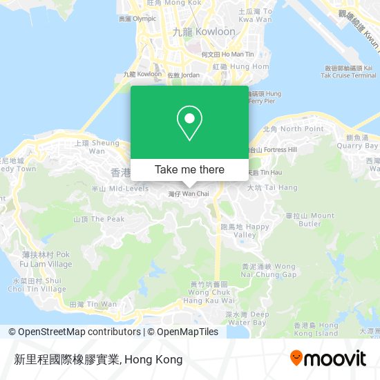 新里程國際橡膠實業地圖