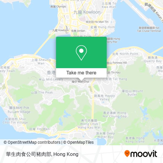 華生肉食公司豬肉部 map