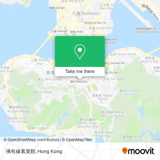佛有緣素菜館 map
