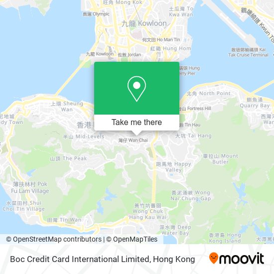 Boc Credit Card International Limited map