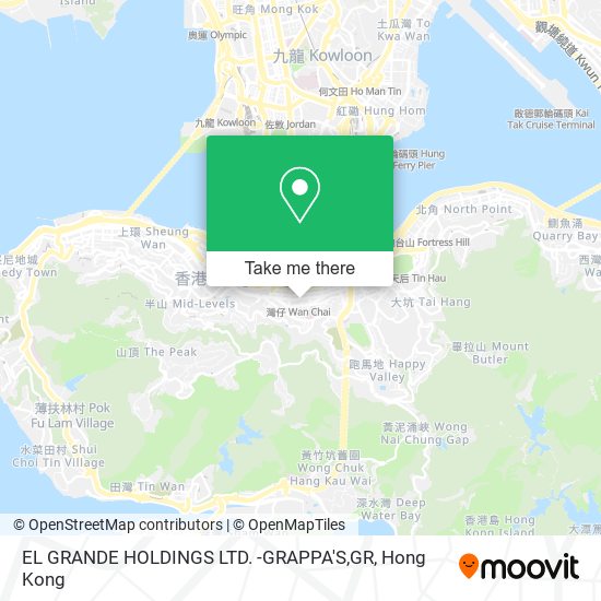 EL GRANDE HOLDINGS LTD. -GRAPPA'S,GR map