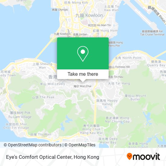 Eye's Comfort Optical Center map