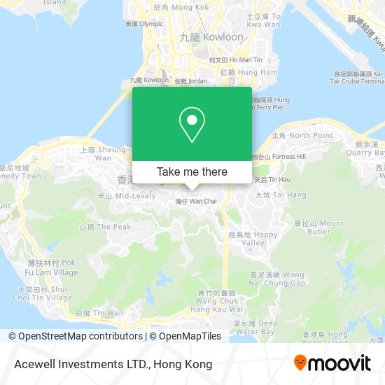 Acewell Investments LTD. map