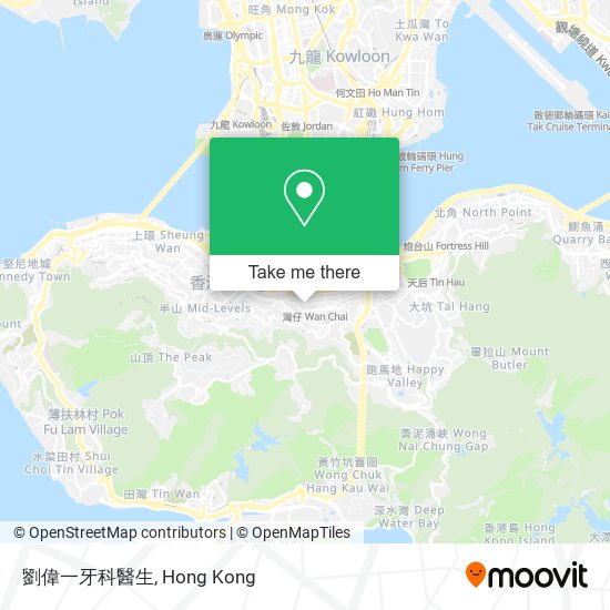 劉偉一牙科醫生 map