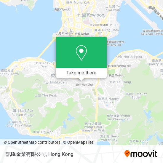 訊匯金業有限公司 map