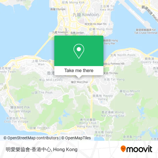 明愛樂協會-香港中心地圖