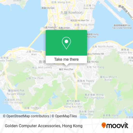 Golden Computer Accessories map