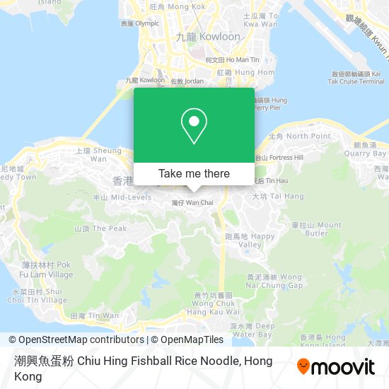潮興魚蛋粉 Chiu Hing Fishball Rice Noodle map