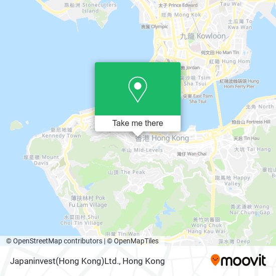 Japaninvest(Hong Kong)Ltd.地圖