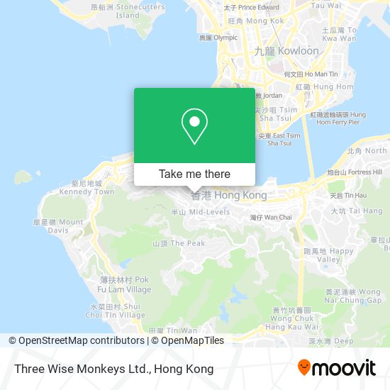 Three Wise Monkeys Ltd. map