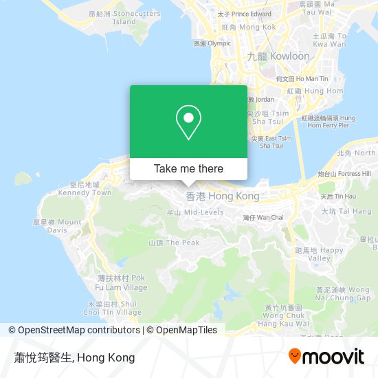 蕭悅筠醫生 map