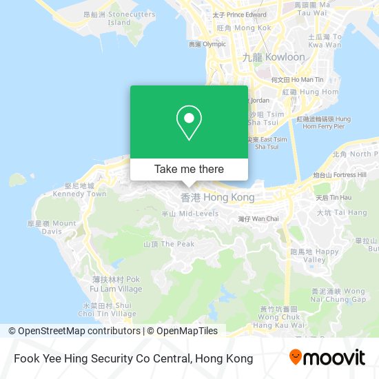 Fook Yee Hing Security Co Central map