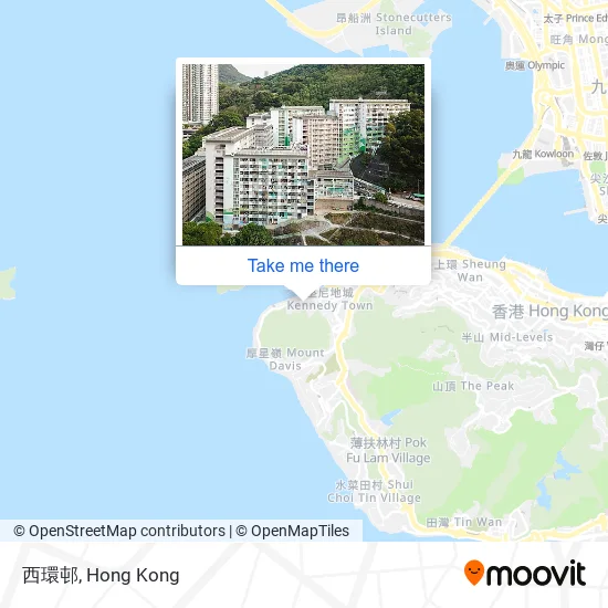 西環邨 map
