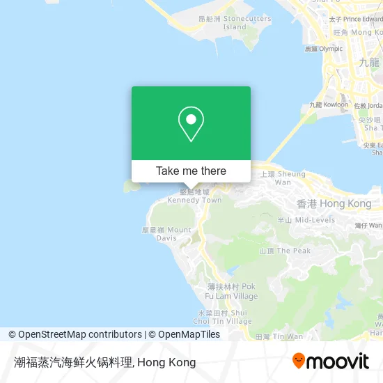潮福蒸汽海鲜火锅料理地圖