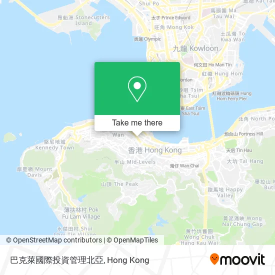 巴克萊國際投資管理北亞地圖