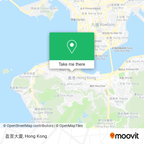 盈置大廈地圖