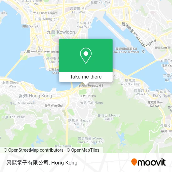 興麗電子有限公司 map