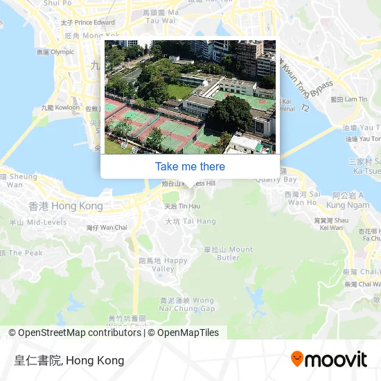 皇仁書院地圖