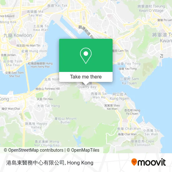 港島東醫務中心有限公司 map
