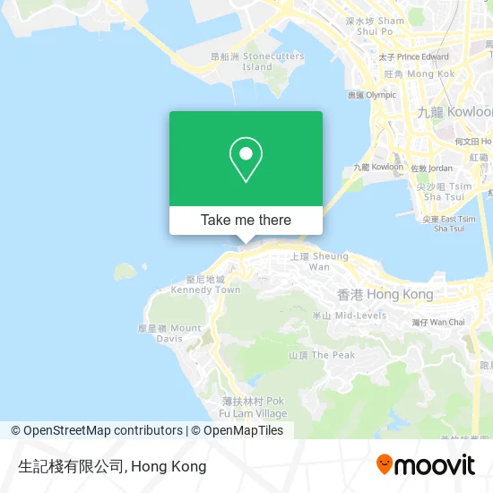 生記棧有限公司 map