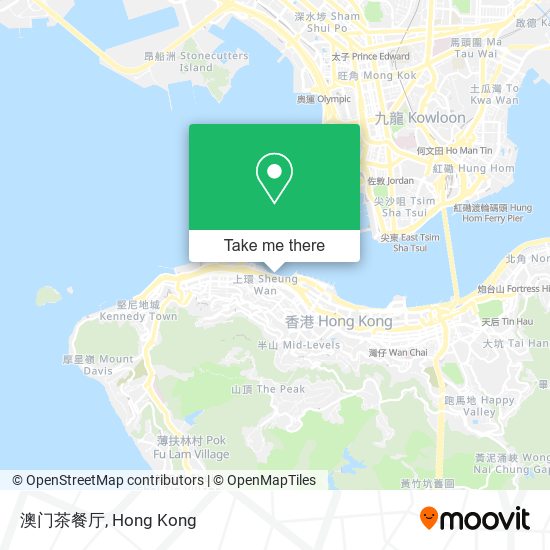 澳门茶餐厅 map