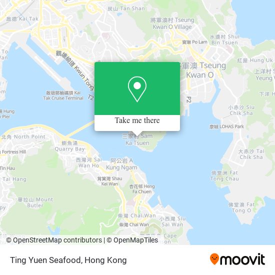 Ting Yuen Seafood map