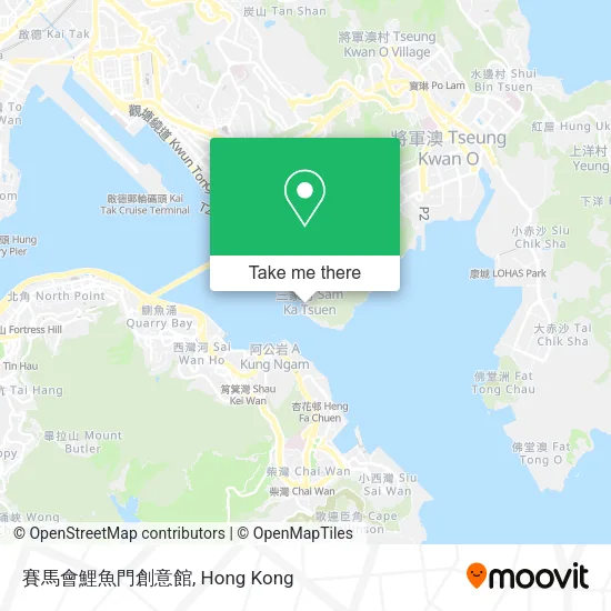 賽馬會鯉魚門創意館地圖