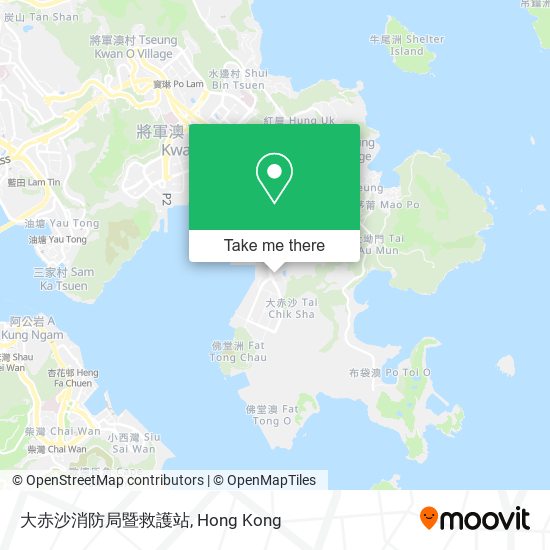 大赤沙消防局暨救護站 map