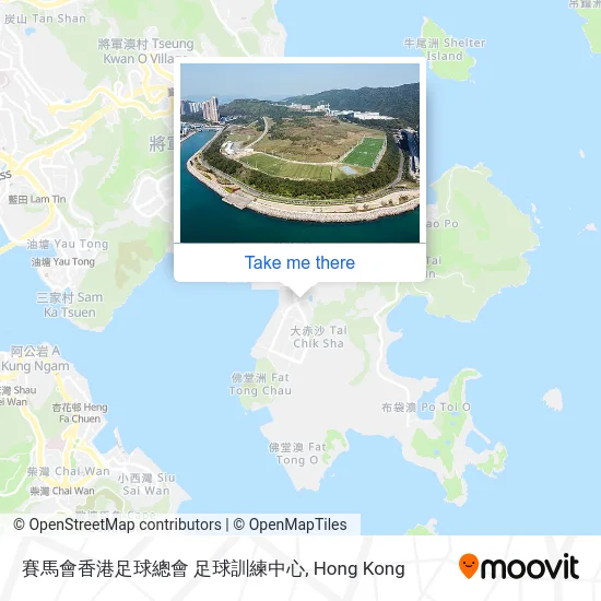 賽馬會香港足球總會 足球訓練中心 map
