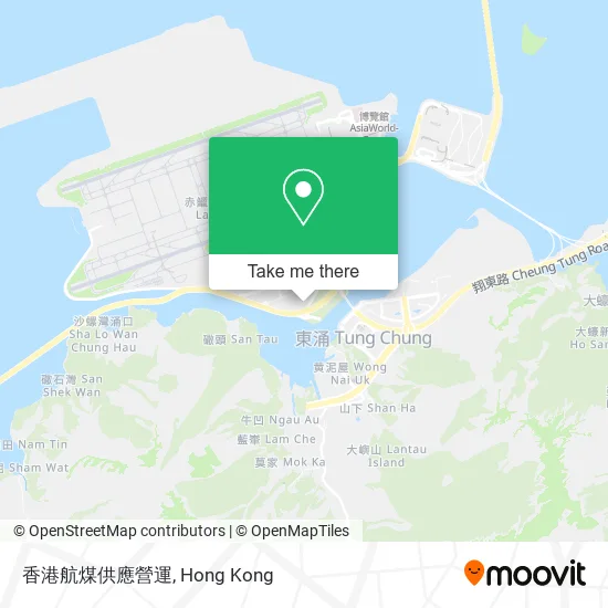 香港航煤供應營運地圖