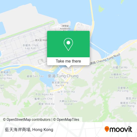 藍天海岸商場 map