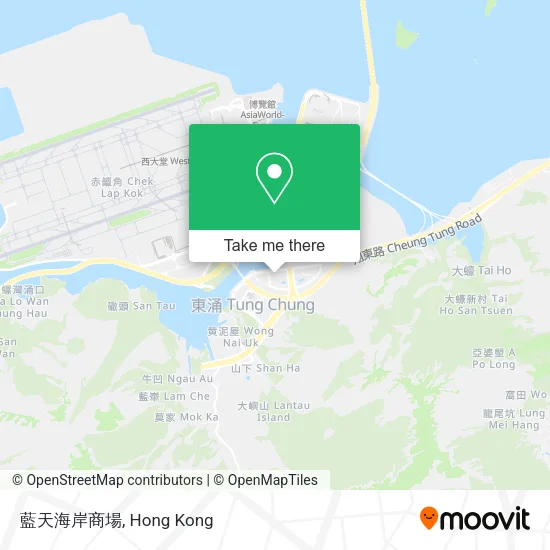 藍天海岸商場地圖