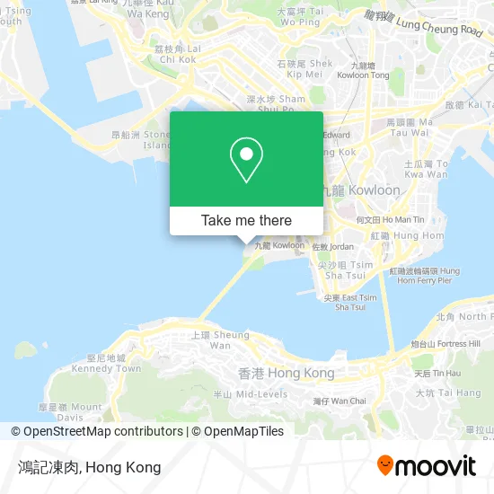 鴻記凍肉地圖