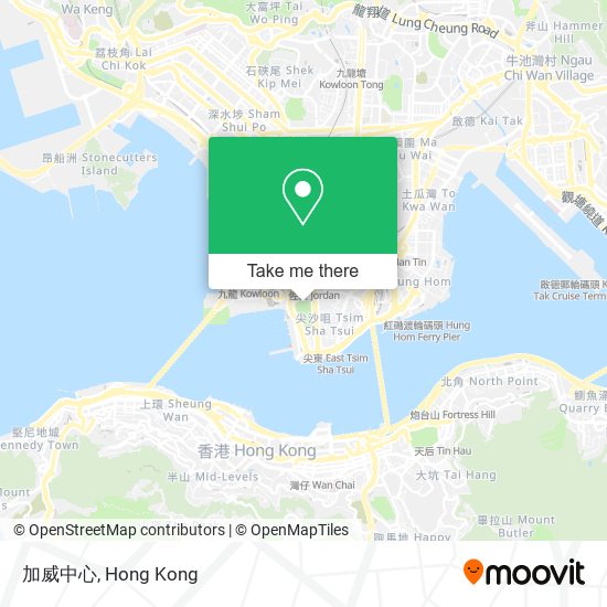 加威中心地圖