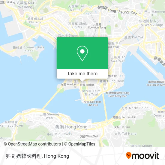 雞哥媽韓國料理 map