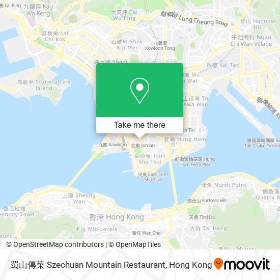 蜀山傳菜 Szechuan Mountain Restaurant map