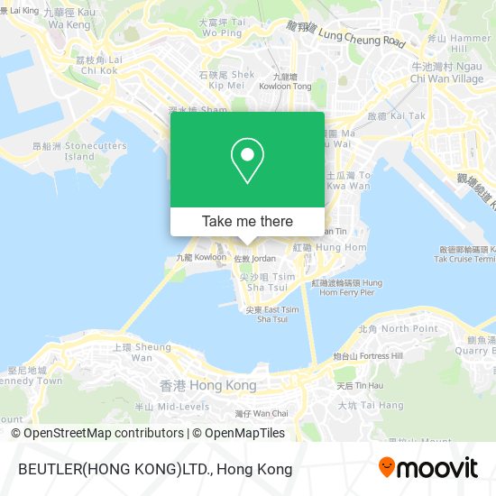 BEUTLER(HONG KONG)LTD.地圖