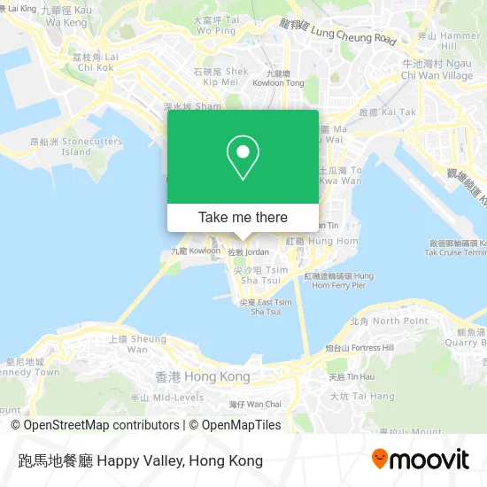 跑馬地餐廳 Happy Valley map