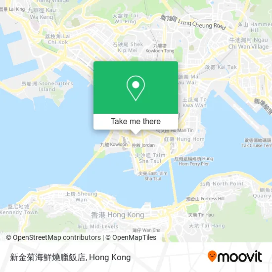 新金菊海鮮燒臘飯店地圖