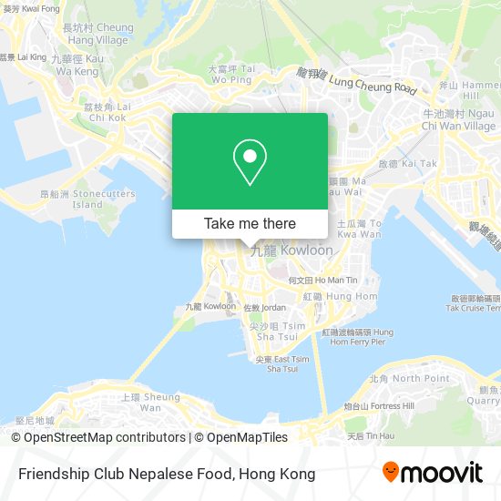 Friendship Club Nepalese Food map