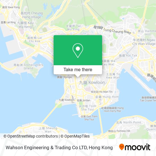 Wahson Engineering & Trading Co LTD map