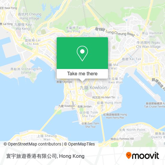 寰宇旅遊香港有限公司地圖